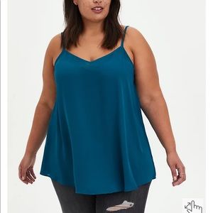 Plus Size Chiffon Tank